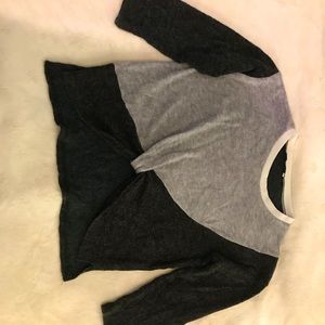 Dark grey/light grey with white collar. Purchased off of Romwe.